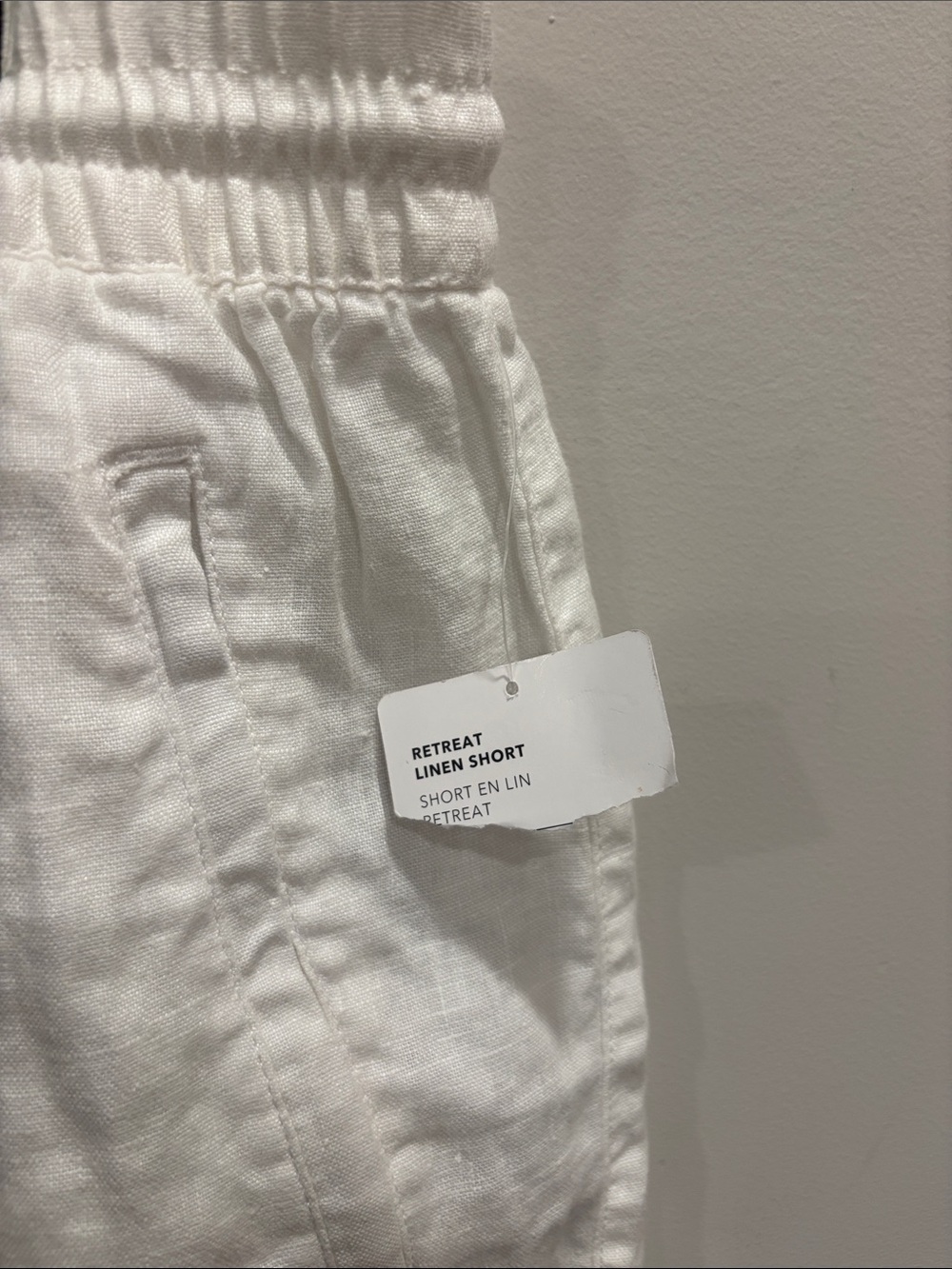 Athleta White Retreat Linen Short - Picture 10 of 11